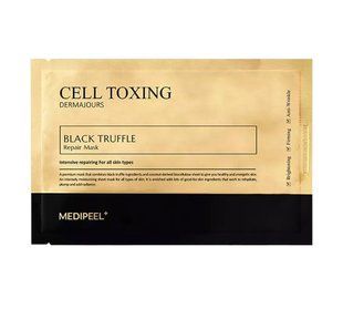 Омолоджуюча тканинна маска MEDIPEEL Cell Toxing Dermajours Black Truffle Repair Mask зі стовбуровими клітинами 2766430528 фото
