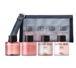 Набір доглядових засобів за тілом та волоссям Objet by Kundal Travet Set Santal Rose 30ml 3072731969 фото