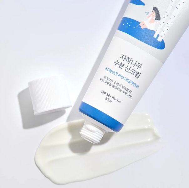 ROUND LAB Birch Juice Moisturizing Sunscreen 50 ml - Солнцезащитный крем с березовым соком RL29 фото