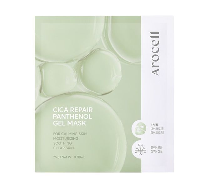 Відновлювальна гідрогелева маска Arocell Cica Repair Panthenol Gel Mask 25 г*4 шт. з екзосомами центели та пантенолом 2825962285 фото