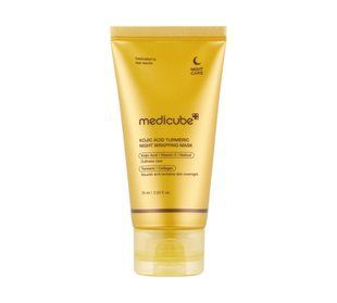 Ночная маска-пленка Medicube Kojic Acid Turmeric Night Wrapping Mask 75 мл с койевой кислотой и куркумой 3171149554 фото