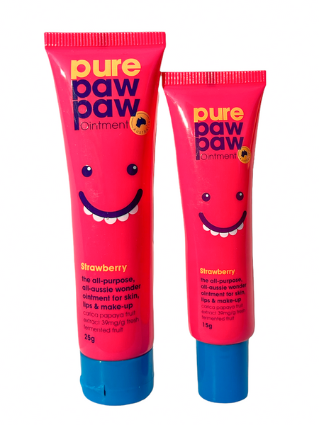 Восстанавливающий бальзам c ароматом клубники Pure Paw Paw Strawberry 15 g 1616011345 фото