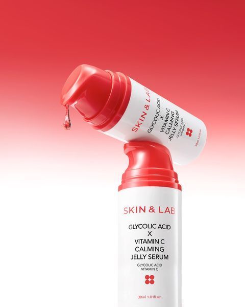 Успокаивающая гелевая сыворотка SKIN&LAB Glycolic Acid &times; Vitamin C Calming Jelly Serum 30 ml с гликолевой кислотой и витамином C 2852395831 фото