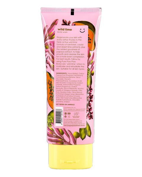 Гель для душа Pure Paw Paw Body Care Wild Lime Wash 200ml 2508158336 фото