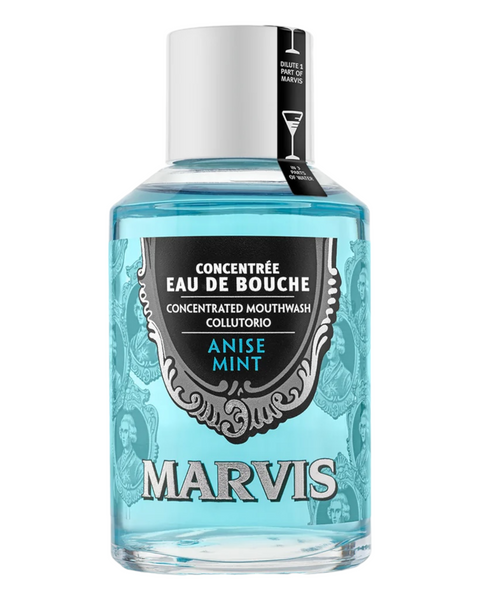 Marvis Anise Mint Concentrated Mouthwash Ополаскиватель-концентрат для полости рта "Анис и мята"  120 мл 411158 фото