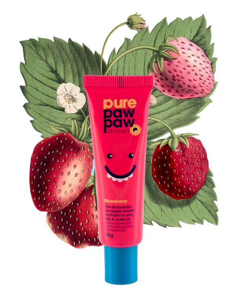 Восстанавливающий бальзам c ароматом клубники Pure Paw Paw Strawberry 15 g 1616011345 фото