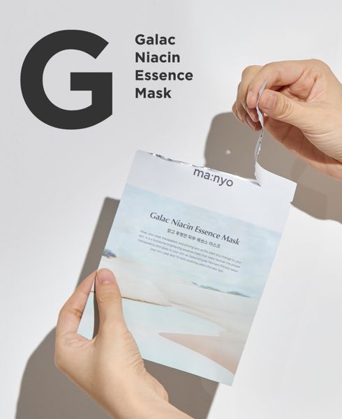 Маска тканинна для освітлення шкіри Manyo Galac Niacin 2.0 Essence Mask 1 шт 001001 фото