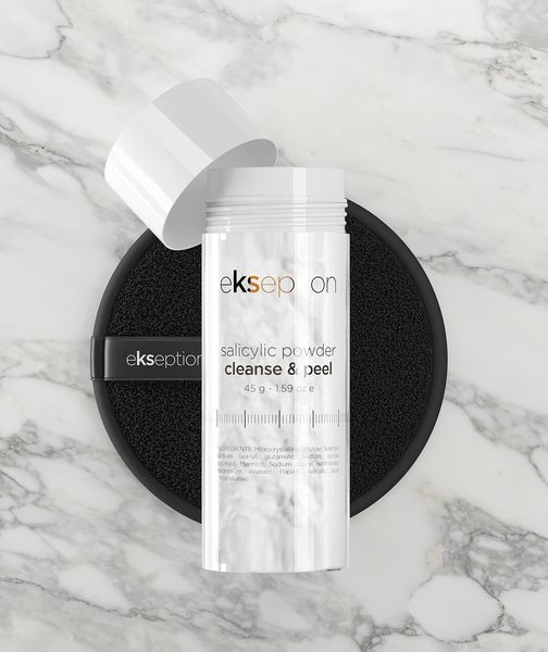 Салициловая энзимная пудра для умывания Ekseption Salicylic Powder Cleanse & Peel 45 г 2218501524 фото