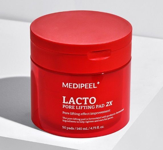 Пілінг-педи для догляду за порами MEDIPEEL Lacto Pore Lifting Pad 2x 50 шт. 2869522123 фото