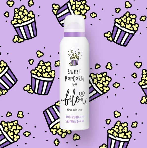 Bilou Sweet Popcorn Shower Foam - Пенка для душа с ароматом сладкого попкорна 200 мл 1746649449 фото