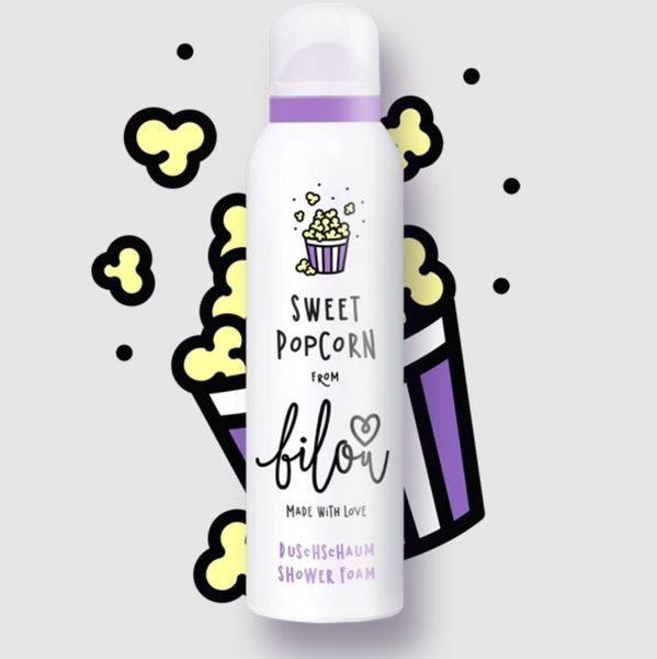 Bilou Sweet Popcorn Shower Foam - Пінка для душу з ароматом солодкого попкорну 200 мл 1746649449 фото