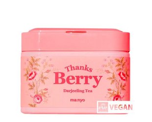 Manyo Thanks Berry Darjeeling Tea Mask - Набір тканинних масок на основі чаю Дарджилінг, 30 шт 1755957133 фото