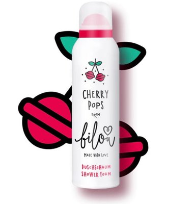 Bilou Cherry Pops Shower Foam - Пінка для душу з ароматом вишні 200 мл 008B фото