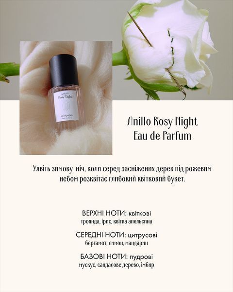 ANILLO Парфюмированная вода Rosy Night Eau De Parfum 10 мл 2483056052 фото
