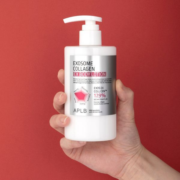 Лосьон для укрепления кожи тела APLB Exosome Collagen EX Body Lotion 300 мл с экзосомами и коллагеном 3171731516 фото
