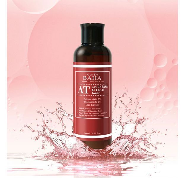 Тонер для лица с азелаиновой кислотой Cos De BAHA AT Facial Toner 200 мл 2541690785 фото