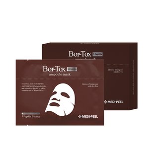 MEDI-PEEL Peptide Tox Bor Ampoule Mask - Антивікова тканинна маска з пептидами, 1 шт 000392 фото