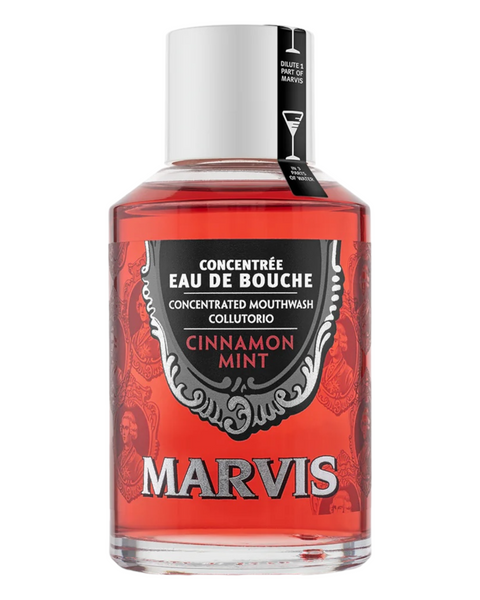 Marvis Cinnamon Mint Concentrated Mouthwash Ополаскиватель-концентрат для полости рта "Корица и мята"  120 мл 411159 фото