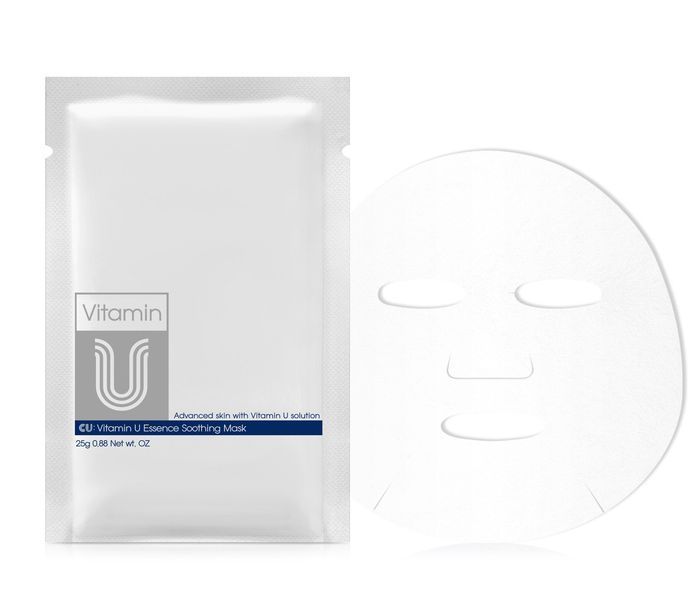 Восстанавливающая тканевая маска CUSKIN Vitamin U Essence Soothing Mask 25 г 2630453773 фото