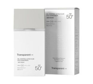 Cонцезахисний флюїд для жирної шкіри Transparent Lab Oil Control Ultra Fluid Cica Sunscreen SPF50+ 100 мл 2686854807 фото