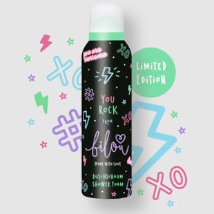 BILOU You Rock Shower Foam - Пінка-мус для душу з ароматом свіжого яблука, квітів і ванілі, 200 мл 1746673091 фото