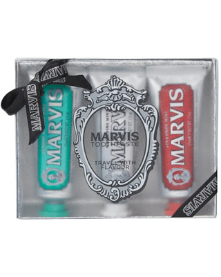 Набір зубних паст Marvis Travel With Flavour (3x25ml) класична, відбілююча, кориця 411049 фото
