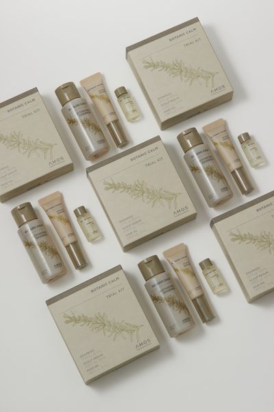 Набір мініатюр для чутливої шкіри голови AMOS Professional Botanic Calm Trial Kit 3100063916 фото