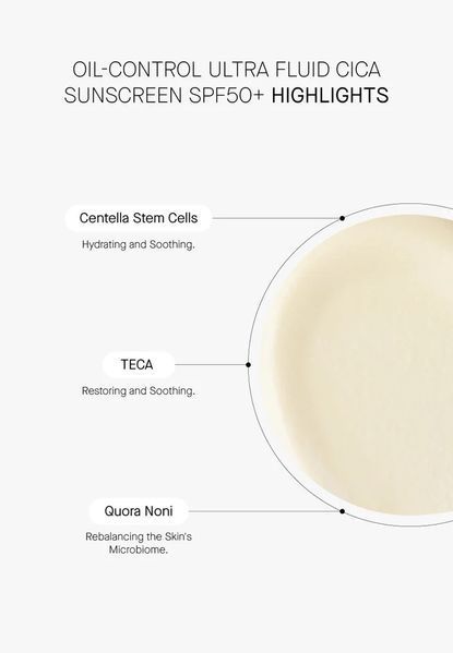 Cолнцезащитный флюид для жирной кожи Transparent Lab Oil Control Ultra Fluid Cica Sunscreen SPF50+ 100 мл 2686854807 фото