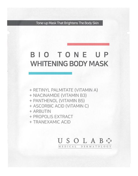 Освітлююча маска для тіла від пігментації Usolab Bio Tone Up Whitening Body Mask 100 мл 001640 фото