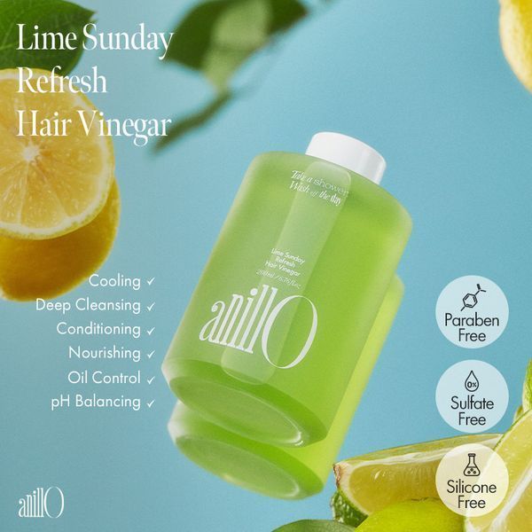 ANILLO Освіжаючий ополіскувач для волосся Lime Sunday Refresh Hair Vinegar 200 мл 2481957650 фото