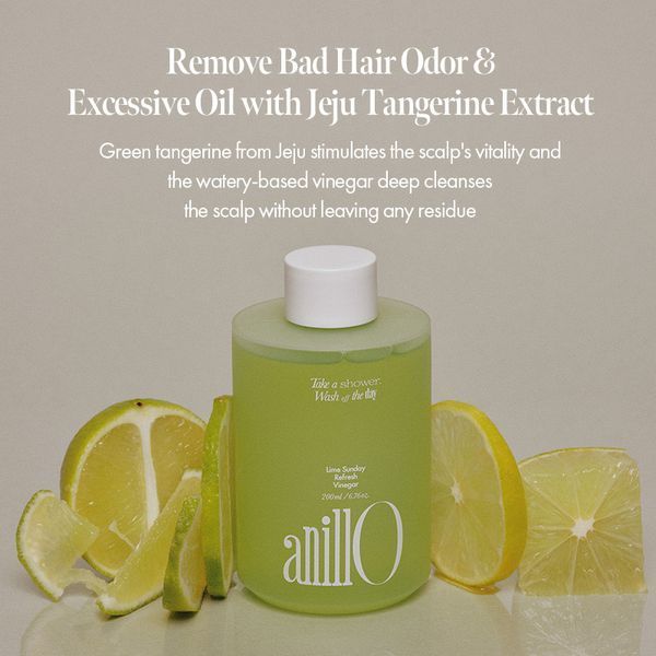 ANILLO Освіжаючий ополіскувач для волосся Lime Sunday Refresh Hair Vinegar 200 мл 2481957650 фото