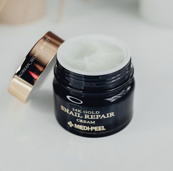 Крем з колоїдним золотом та муцином равлика Medi-Peel 24K Gold Snail Repair cream 1183091238 фото