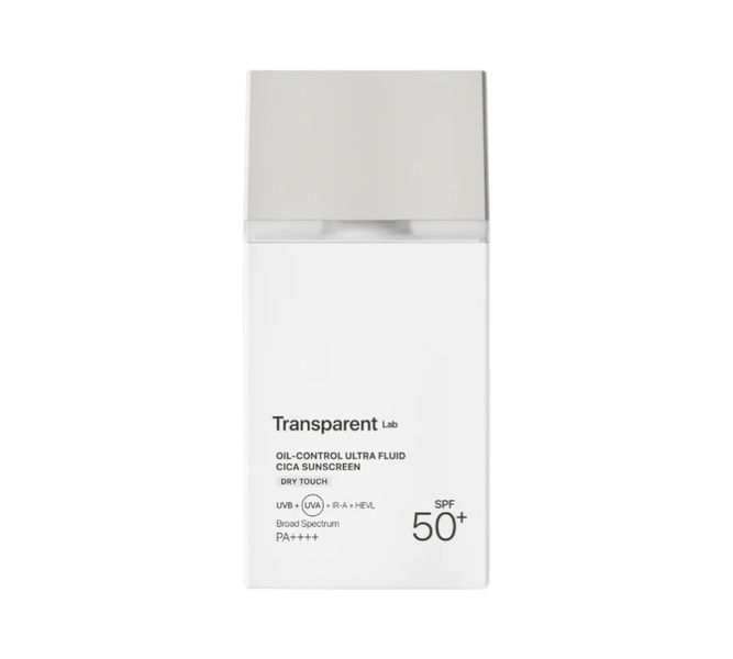 Cолнцезащитный флюид для жирной кожи Transparent Lab Oil Control Ultra Fluid Cica Sunscreen SPF50+ 100 мл 2686854807 фото