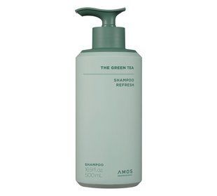 Освежающий шампунь для тонких волос AMOS Professional The Green Tea Shampoo Refresh 500 ml 2913162268 фото