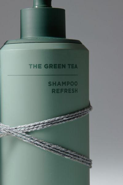 Освіжаючий шампунь для тонкого волосся AMOS Professional The Green Tea Shampoo Refresh 500 ml 2913162268 фото