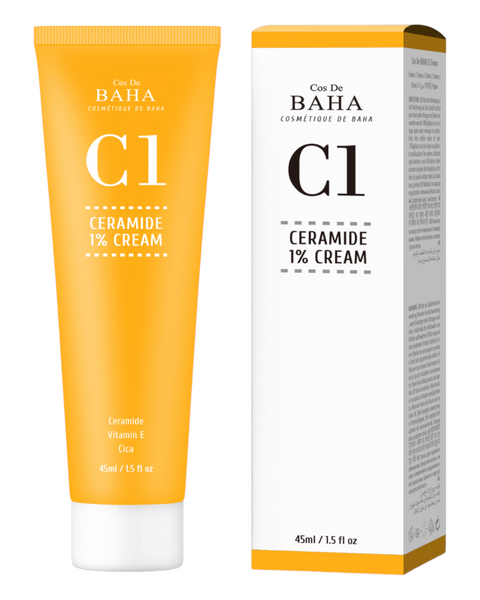 Крем для обличчя з керамідами COS DE BAHA (C1) Ceramide 1% + Niacinamide Cream 45 ml 2120733790 фото