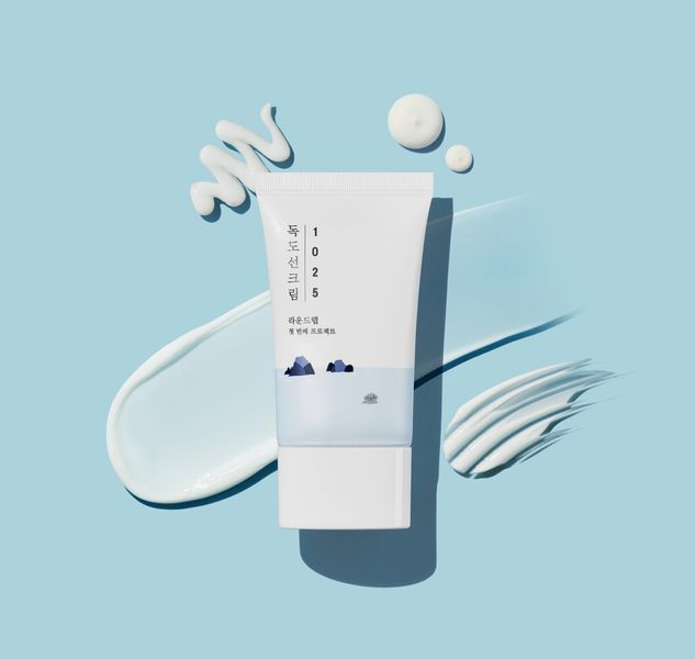 Сонцезахисний крем з морською водою ROUND LAB 1025 Dokdo Sunscreen 50 ml 2220763034 фото