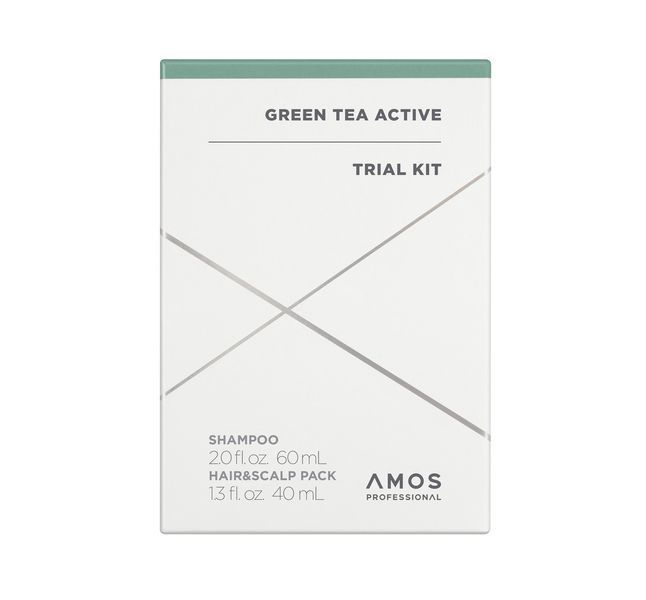 Набір мініатюр засобів проти випадіння волосся AMOS Professional Green Tea Active Trial Kit 3100107503 фото