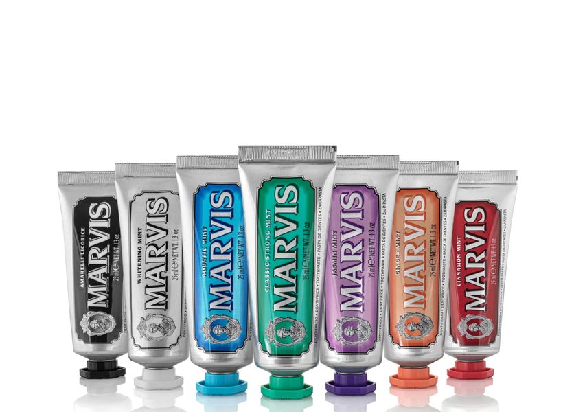 Набор из 7 зубных паст Marvis Toothpaste Flavor Collection Gift Set (7x25ml) 411059 фото