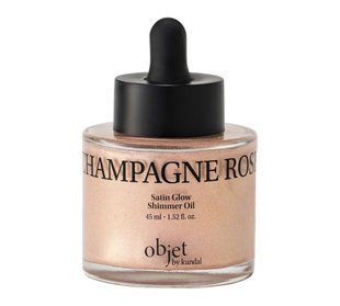Парфюмированный шимер для тела Objet by Kundal Satin Glow Shimmer Oil Champagne Rose 45 ml 3074831820 фото