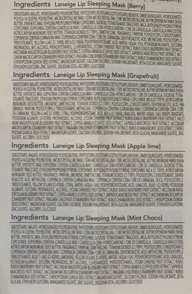 Нічна відновлююча маска для губ Яблуко і Лайм Laneige Lip Sleeping Mask Apple Lime 1412493049 фото