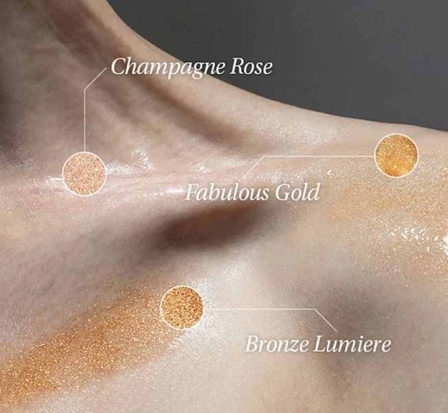 Парфюмированный шимер для тела Objet by Kundal Satin Glow Shimmer Oil Champagne Rose 45 ml 3074831820 фото