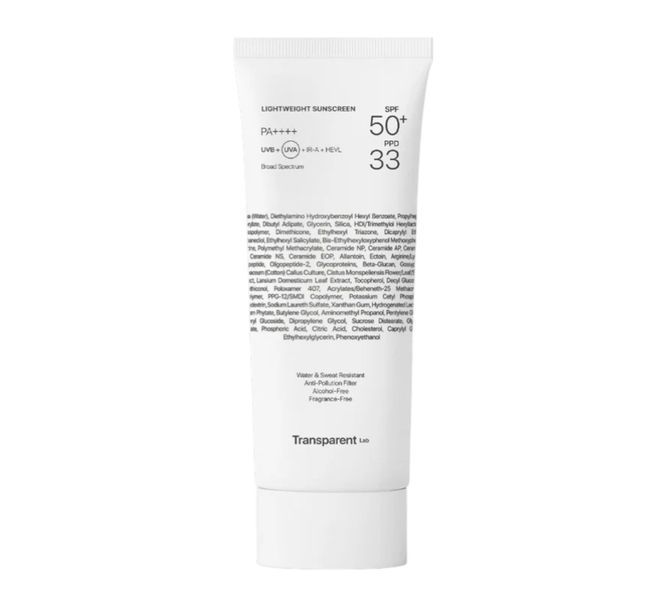 Легкий солнцезащитный крем 100 мл Transparent-Lab Lightweight Sunscreen SPF 50+ 1991551905 фото