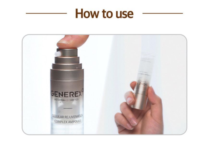GENEREX Ампула з комплексом клітинного омолодження Cellular Rejuvenation Complex Ampoule 15 ml 2383233137 фото