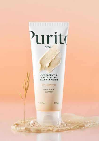 Маска-пінка для вмивання з часточками вівса Purito Seoul Oat In Gentle Exfoliating Face Cleanser 150 ml 2784909642 фото