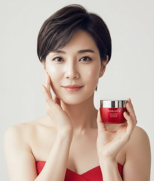 Крем з астаксантином Terrazen Red Diamond Astaxanthin Face Cream 50 мл 2865387599 фото