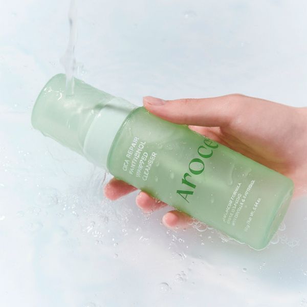 Пінка для вмивання Arocell Cica Repair Panthenol Whipped Cleanser 160 г з центелою та пантенолом 3052101257 фото
