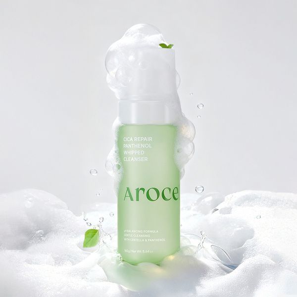 Пінка для вмивання Arocell Cica Repair Panthenol Whipped Cleanser 160 г з центелою та пантенолом 3052101257 фото