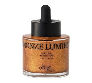 Парфумований шимер для тіла Objet by Kundal Satin Glow Shimmer Oil Bronze Lumier 45 ml 3074856520 фото