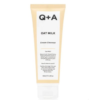 Очищаючий кремовий засіб з вівсяним молочком Q+A Oat Milk Cream Cleanser - 125 мл 1667236321 фото